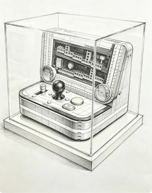 Arcade Game Cabinet - Modelos de Brinquedos de Exibição de