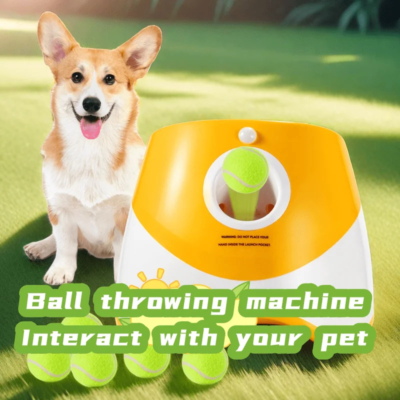Pinball Machine - Lançador Automático de Bolas para Cães,