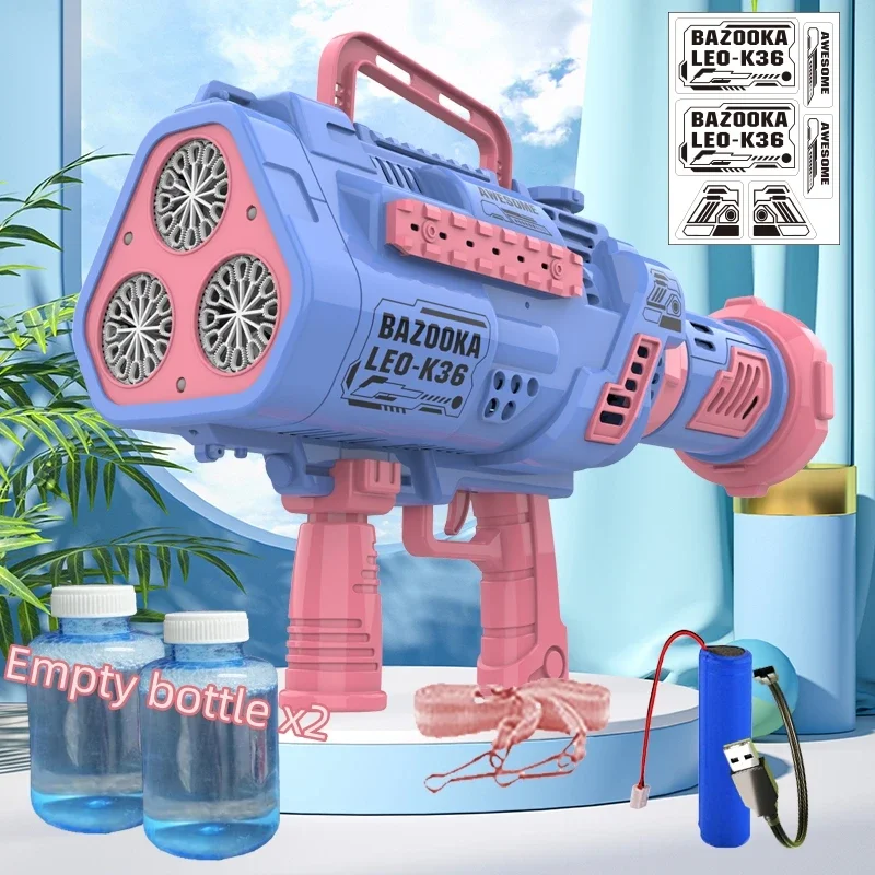 Bubble Gum Machine - Pistolas de bolhas de foguete com