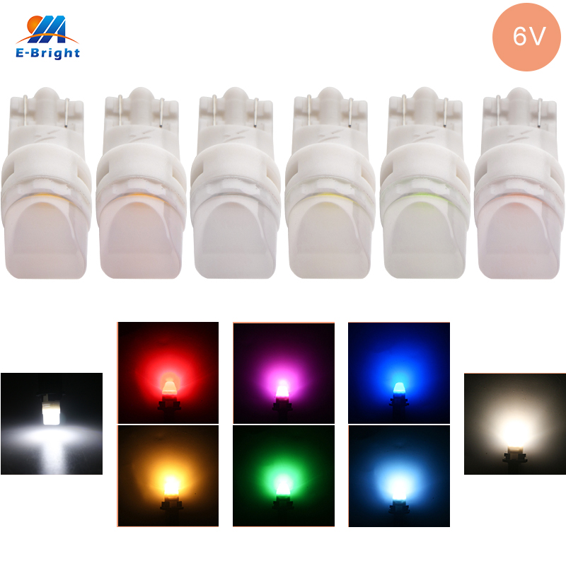 10 pçs t10 w5w lâmpada led 6v  - Pinball Machine avaliação e preço