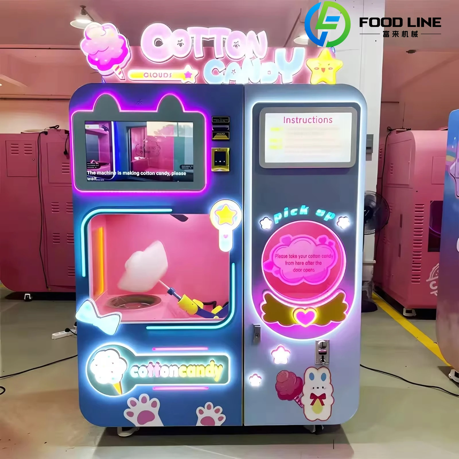 Máquina de Venda Automática de - Candy Floss Machine avaliação e preço