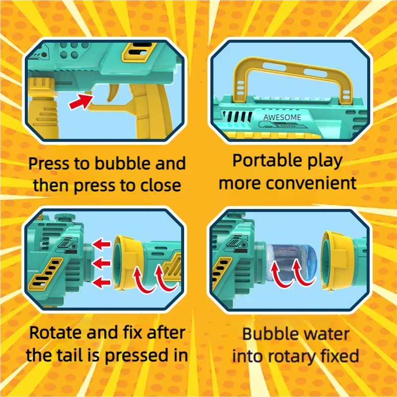 Pistolas de bolhas de foguete  - Bubble Gum Machine avaliação e preço