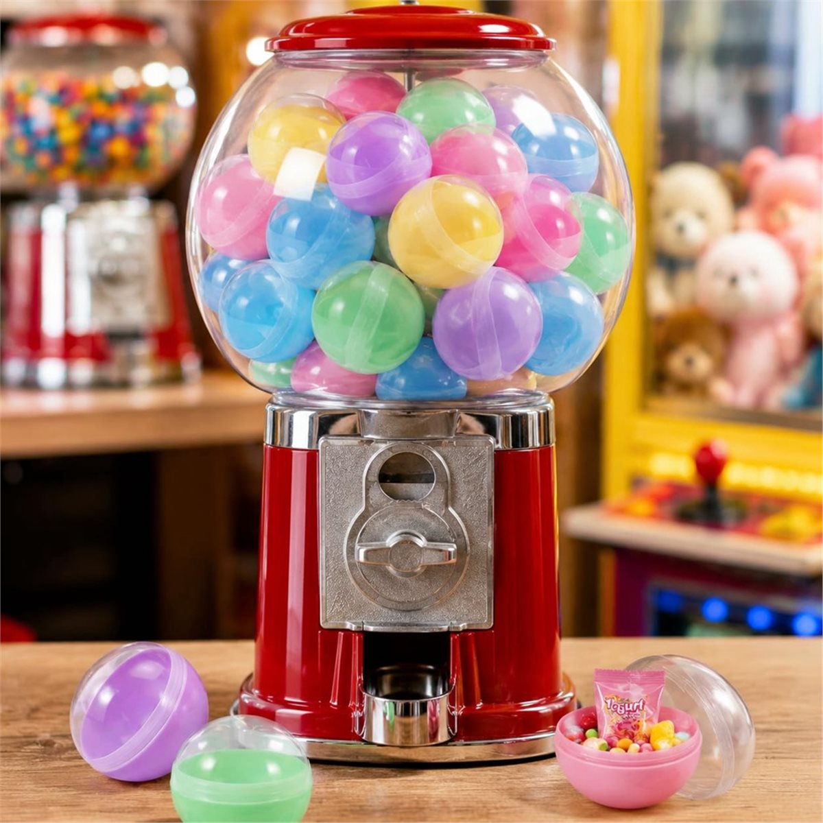 A1776K 50 Peças Cápsulas Vazia - Bubble Gum Machine avaliação e preço